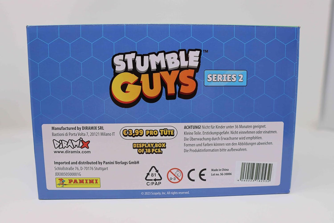 Generisch Stumble Guys 3D Sammelfiguren Serie 2 - Chrome Crystal Figur - 2 Tüten