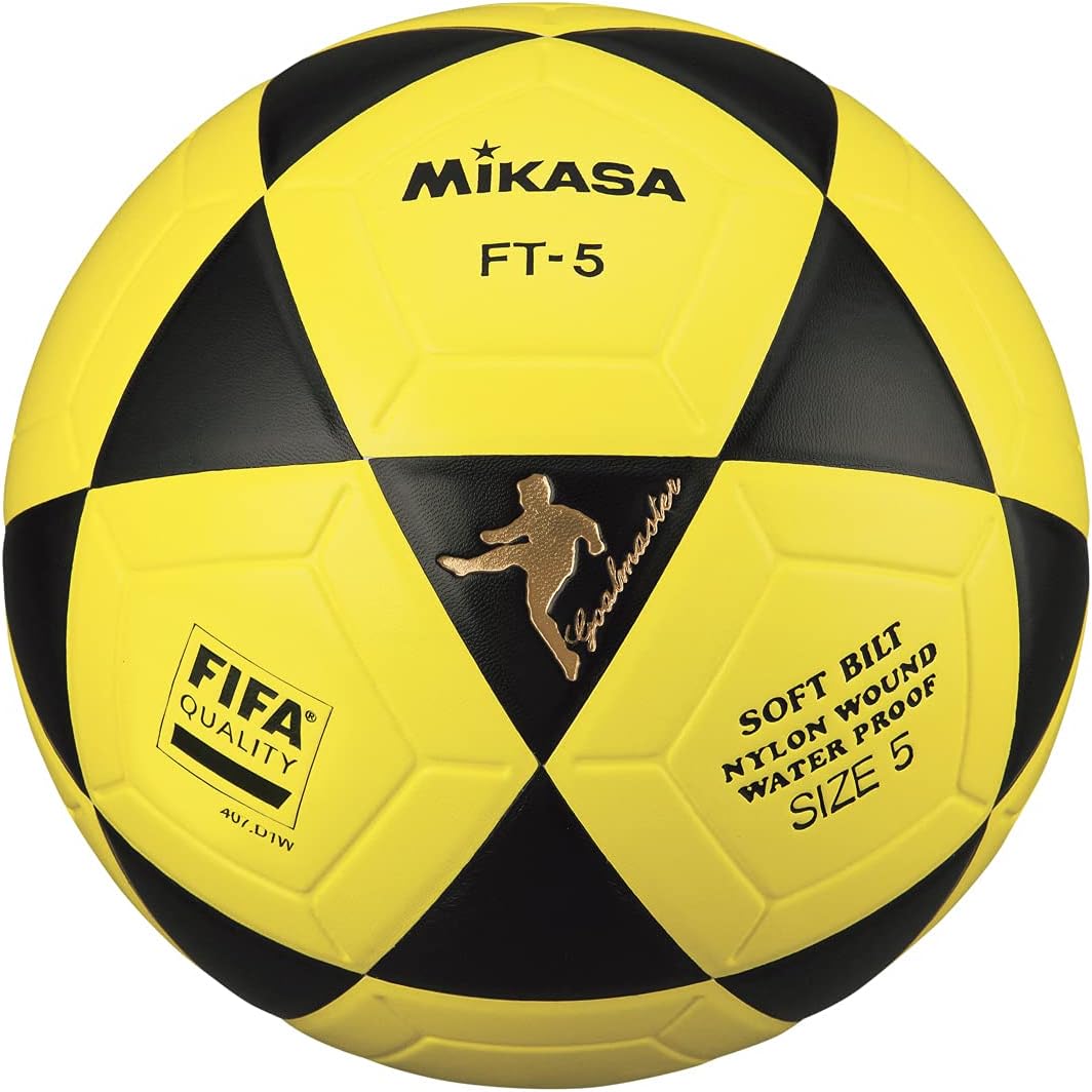 MIKASA Footvolleyball FT-5 BKY FIFA Schwarz/Gelb