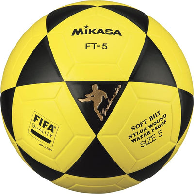 MIKASA Footvolleyball FT-5 BKY FIFA Schwarz/Gelb