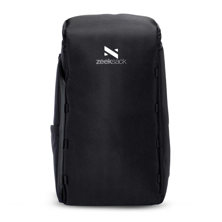 Zeeksack The Organizer - Grosser Rucksack Schwarz 40L - Wasserabweisende Reisetasche mit Laptopfach,
