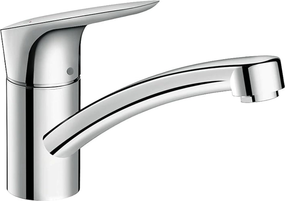 hansgrohe Küchenarmatur Logis M31, Wasserhahn Küche mit Auslauf Höhe 120mm, schwenkbar, 1 Strahlart,