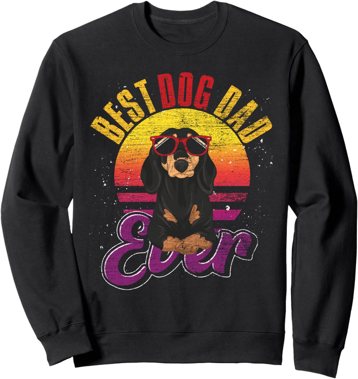 Bester Hunde Papa aller Zeiten Dackel Vatertag Hund Sweatshirt