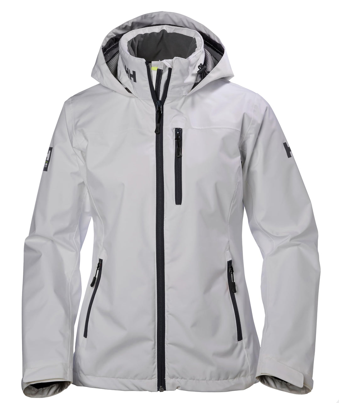 Helly Hansen Damen Crew Hooded Jacke XL Grauer Nebel, XL Grauer Nebel