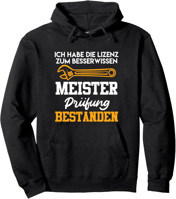 Meister Meisterprüfung Kfz Meister Pullover Hoodie
