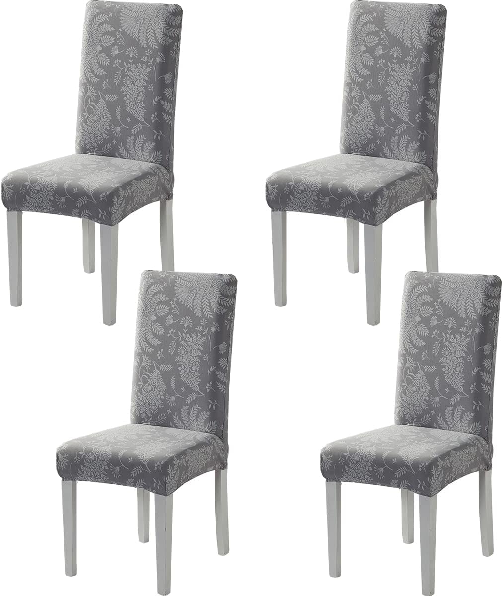 HZDHCLH Stuhlhussen 4er Set Stuhlbezüge Stretch abnehmbar, waschbar, Esszimmerstuhl-Schutzsitz für H