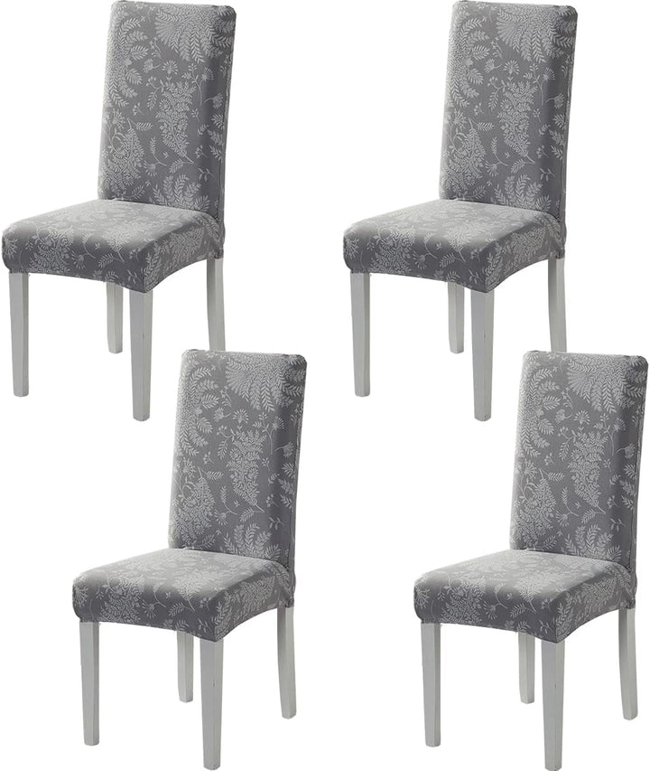 HZDHCLH Stuhlhussen 4er Set Stuhlbezüge Stretch abnehmbar, waschbar, Esszimmerstuhl-Schutzsitz für H
