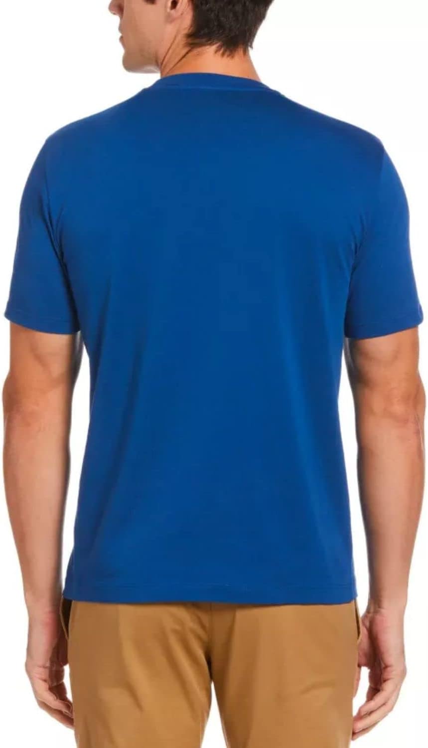 Original Penguin Herren Cont Embro T-Shirt mit Pin-Point-Stickerei, Limoges