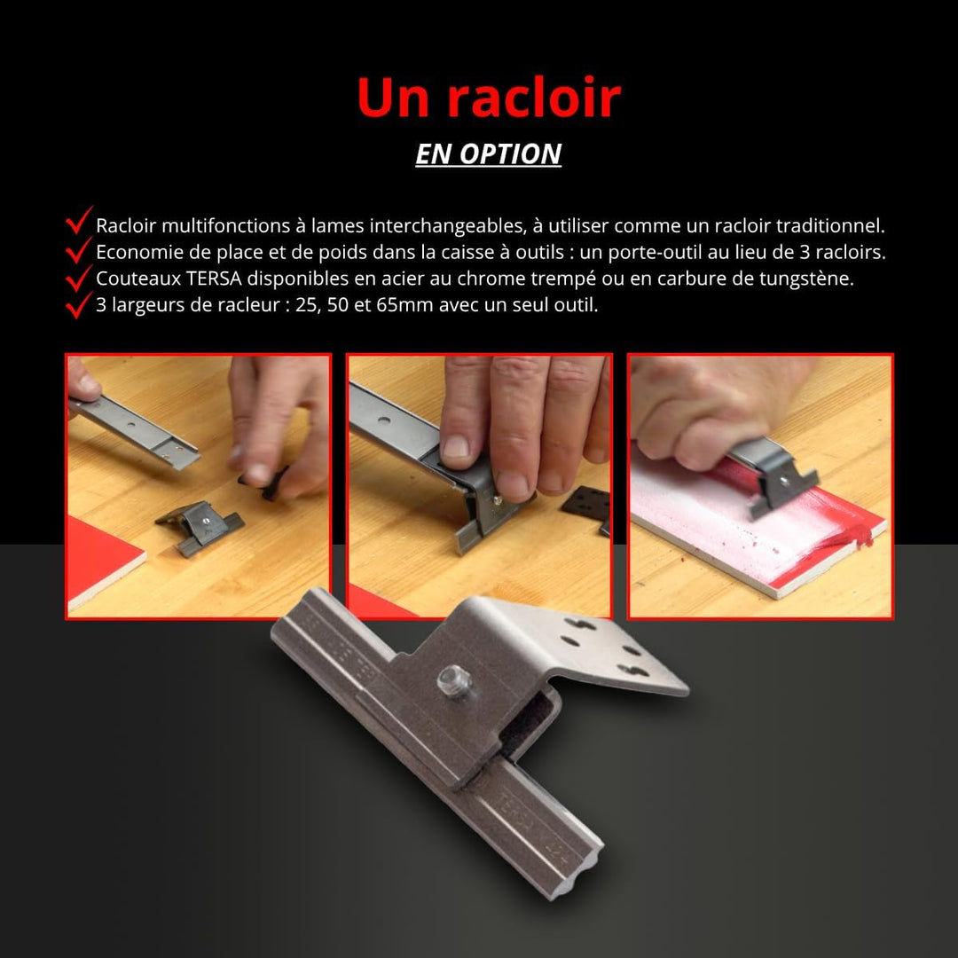 RALIShark L Professionelles Holzmeissel-Set für Holzbearbeitung mit 3 austauschbaren Klingen 25, 30