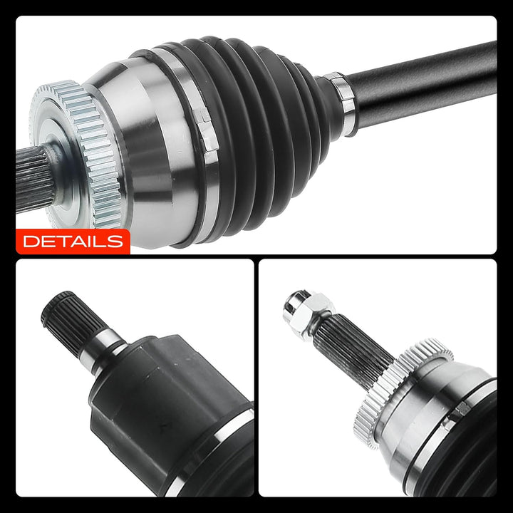 Frankberg Antriebswelle Vorne Links Kompatibel mit Santa Fé II CM 2.2 CRDi 2.2 CRDi 4x4 2009-2012 So