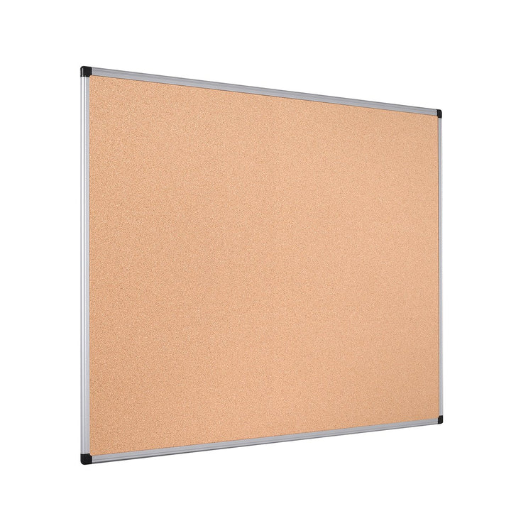 Bi-Office Korktafel Maya Mit Aluminiumrahmen und Hochwertiger Naturkorkoberfläche, Pinnwand, 120 x 9