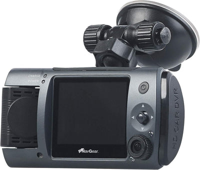 NavGear Dashcam Dual: Full-HD-Dashcam mit 2 Objektiven, 150° Ultra-Weitwinkel, Marken-Sensor (Dashca