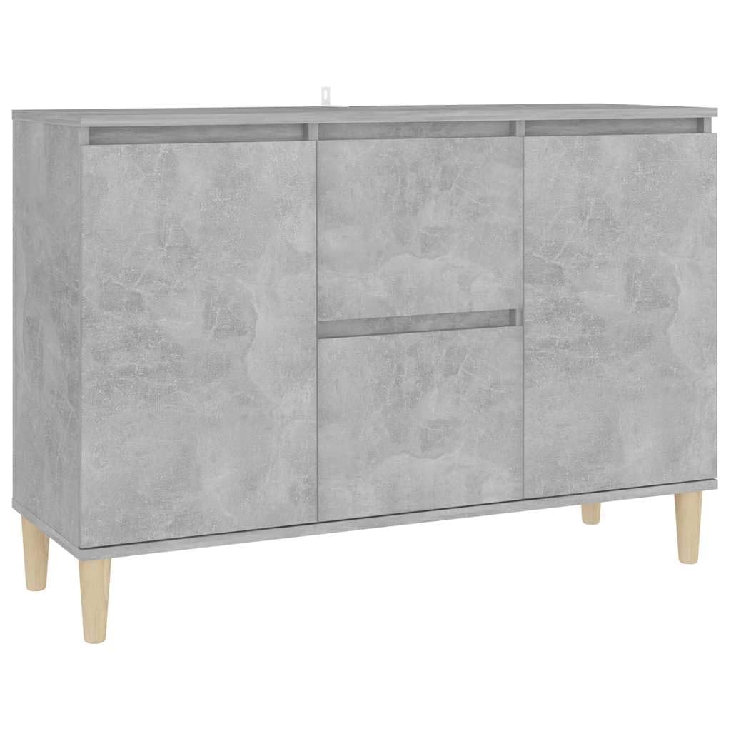 vidaXL Sideboard 2 Schubladen 2 Türen Kommode Anrichte Schrank Mehrzweckschrank Beistellschrank Stan