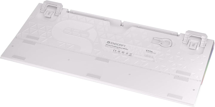ENDORFY Omnis Pudding Onyx White Brown, mechanische Gaming Tastatur, QWERTY, Kailh Brown RGB, Puddin