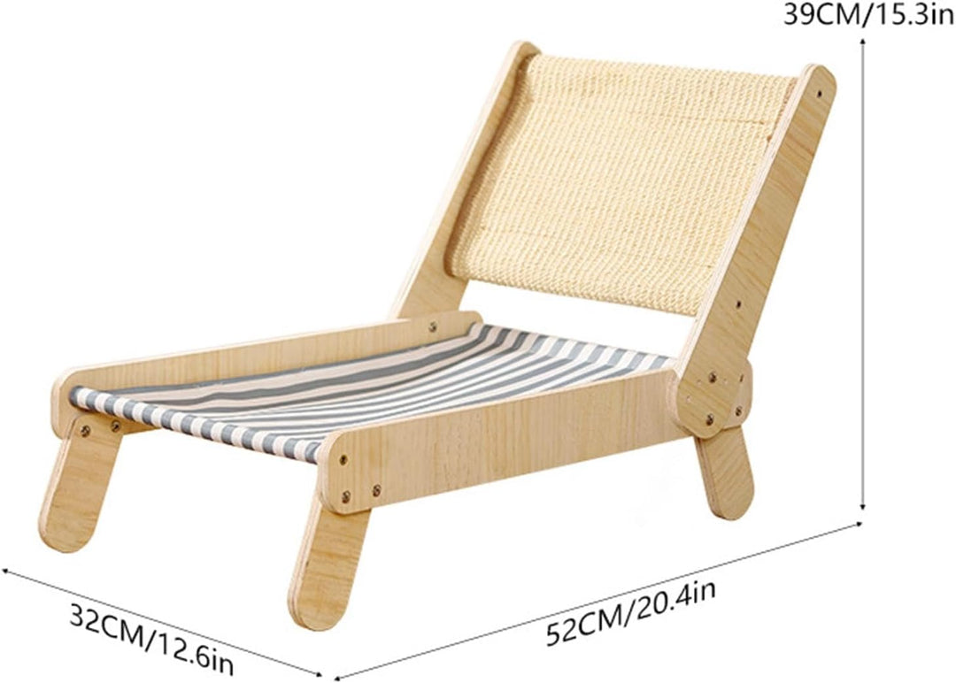 Generisch Strandkorb Katzenhängematte | Katzen Sisal Stuhl | Katzen Sisal Bett | Erhöhte Katzenbette