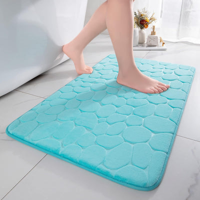 chakme Badematte Memoryschaum Badteppich Saugfähige Badvorleger Badezimmerteppich Duschmatte Deko Fu