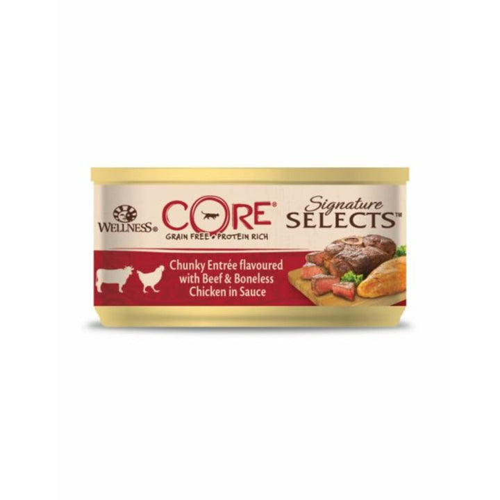 Wellness CORE Signature Selects, Katzenfutter nass in Sauce, getreidefrei, mit hohem Fleischanteil,