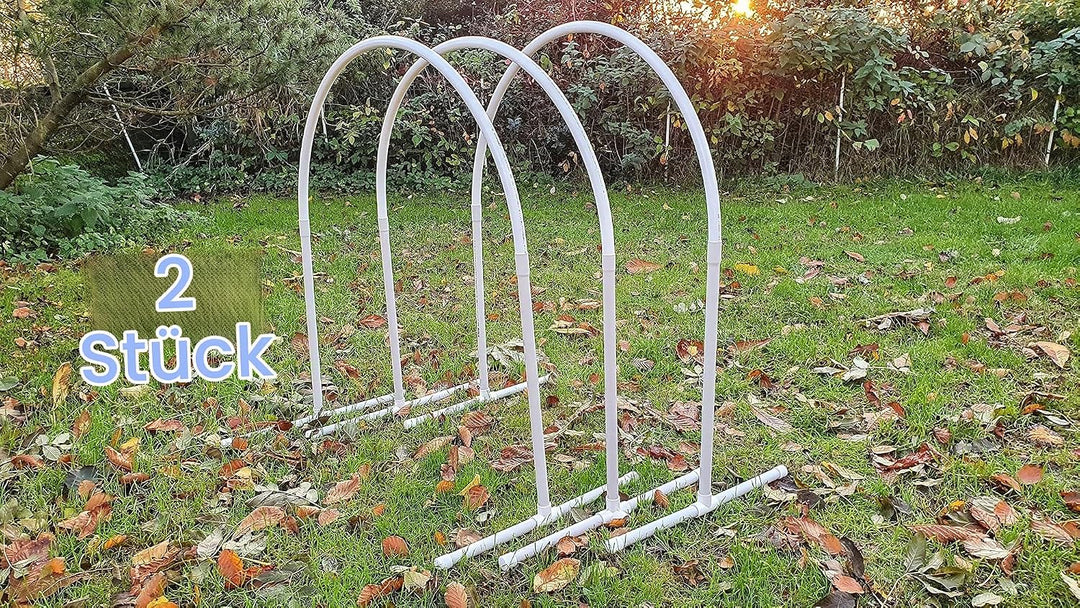 Wuzzmann 6er Set NADAC Hoopers Bögen mit Ständer, PVC/ALU, VDH-KONFORM