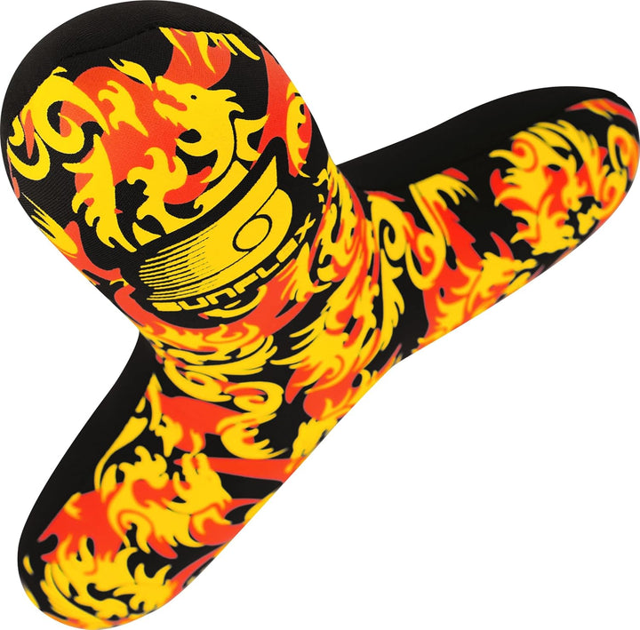 Sunflex® Wurfscheibe Triangle Flames Dragon | leichtes Wurfgerät für den Strand &amp; den Park mit gross