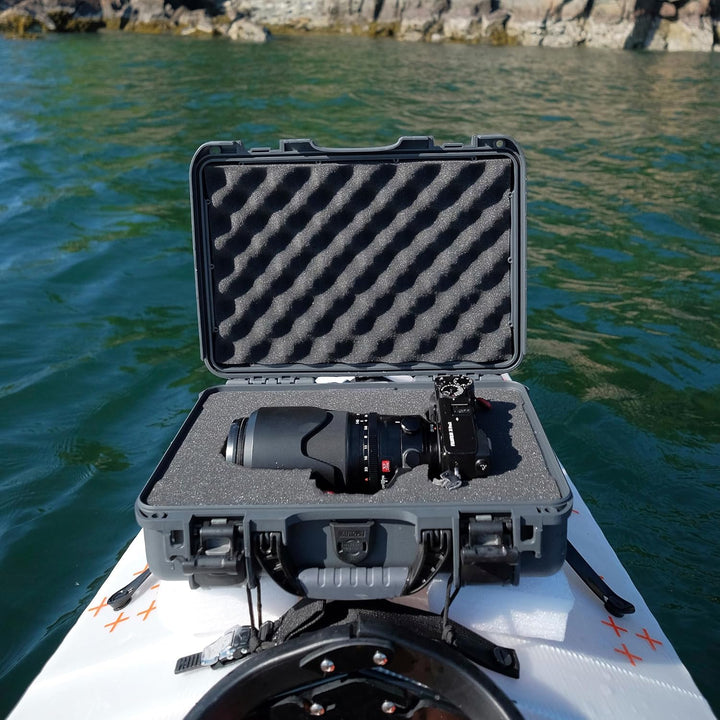 Nanuk 910 Wasserdichter Hartschalenkoffer Mit Plüschschaumeinlage - Rot Rot Cubed Foam, Rot Cubed Fo