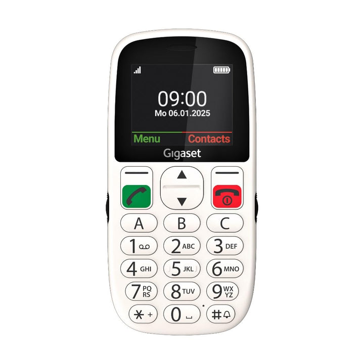 Gigaset GL395 Mobiltelefon – einfache Bedienung für Senioren, grosse Tasten & SOS-Notruftaste – Stau