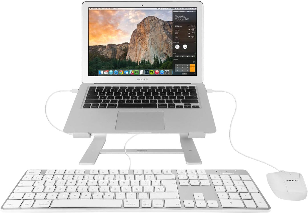 MacAlly SLIMKEYPROA-ES 104 Tasten Ultra Slim und volle Grösse USB-Tastatur für Mac - Spanisch, Spani