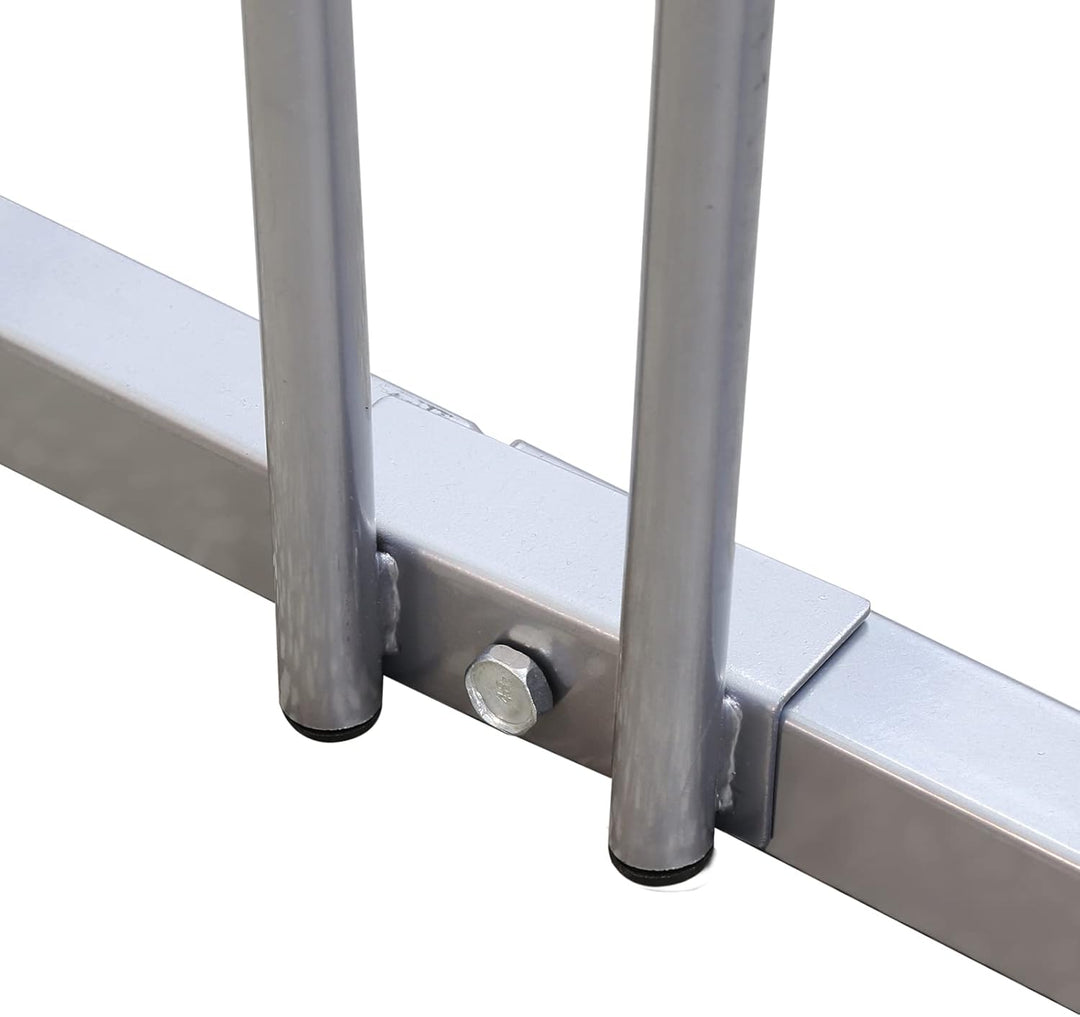 Izrielar Fahrradständer, Für 4 Fahrräder 35-55 mm Reifenbreite, Boden und Wandmontage, Mehrfachständ