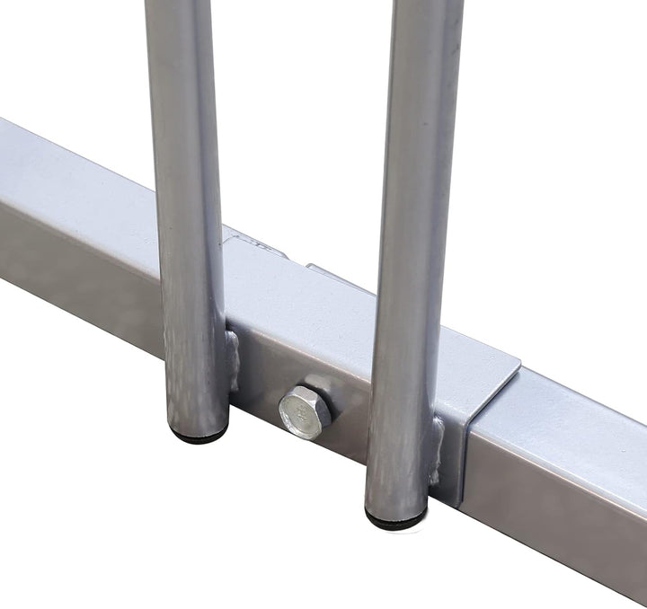 Izrielar Fahrradständer, Für 4 Fahrräder 35-55 mm Reifenbreite, Boden und Wandmontage, Mehrfachständ