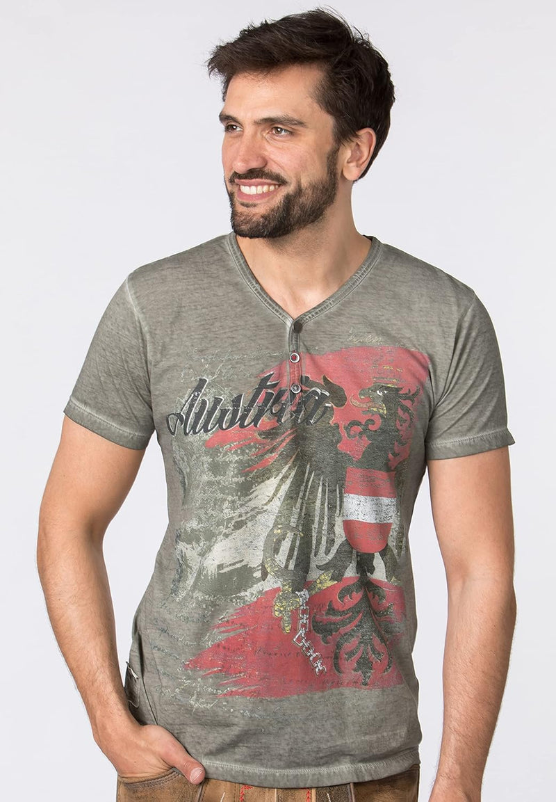 Stockerpoint Herren Egon T-Shirt S Stein, S Stein