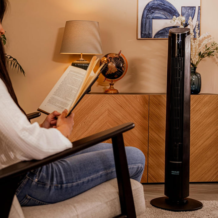Cecotec - Turmventilatoren EnergySilence 9250 Skyline Smart Tilt, 106 cm, 45W, LED-Touchscreen, Fern
