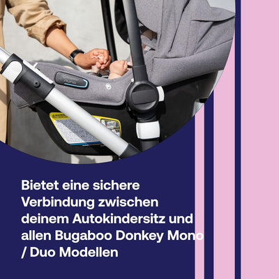 Bugaboo Donkey Mono/Duo Adapter für Autostuhl britax-römer dunkelgrau