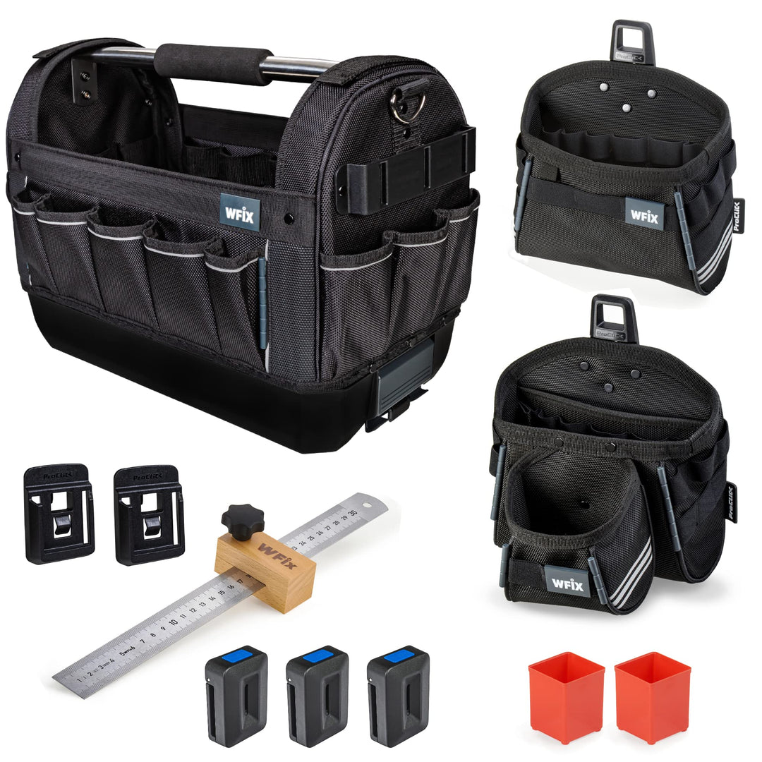 Wfix ProClick Starter-Set TB1 von BS Systems, Joint Co. Bosch Sortimo, inkl. Tool Bag M Werkzeugtrag