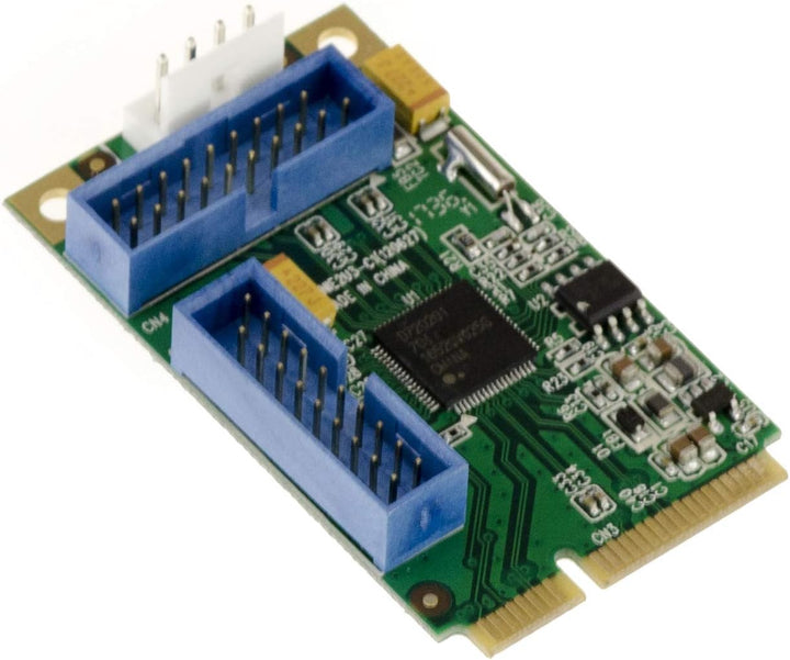 KALEA-INFORMATIQUE Mini PCI Express (MiniPCIE) 4-Port USB 3.0 (USB3 5G) mPCIe-Karte mit NEC Chipsatz