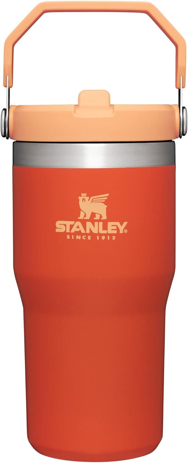 Stanley IceFlow Trinkhalm, 590 ml, Tigerlilie Orange 567 g, Orange 567 g