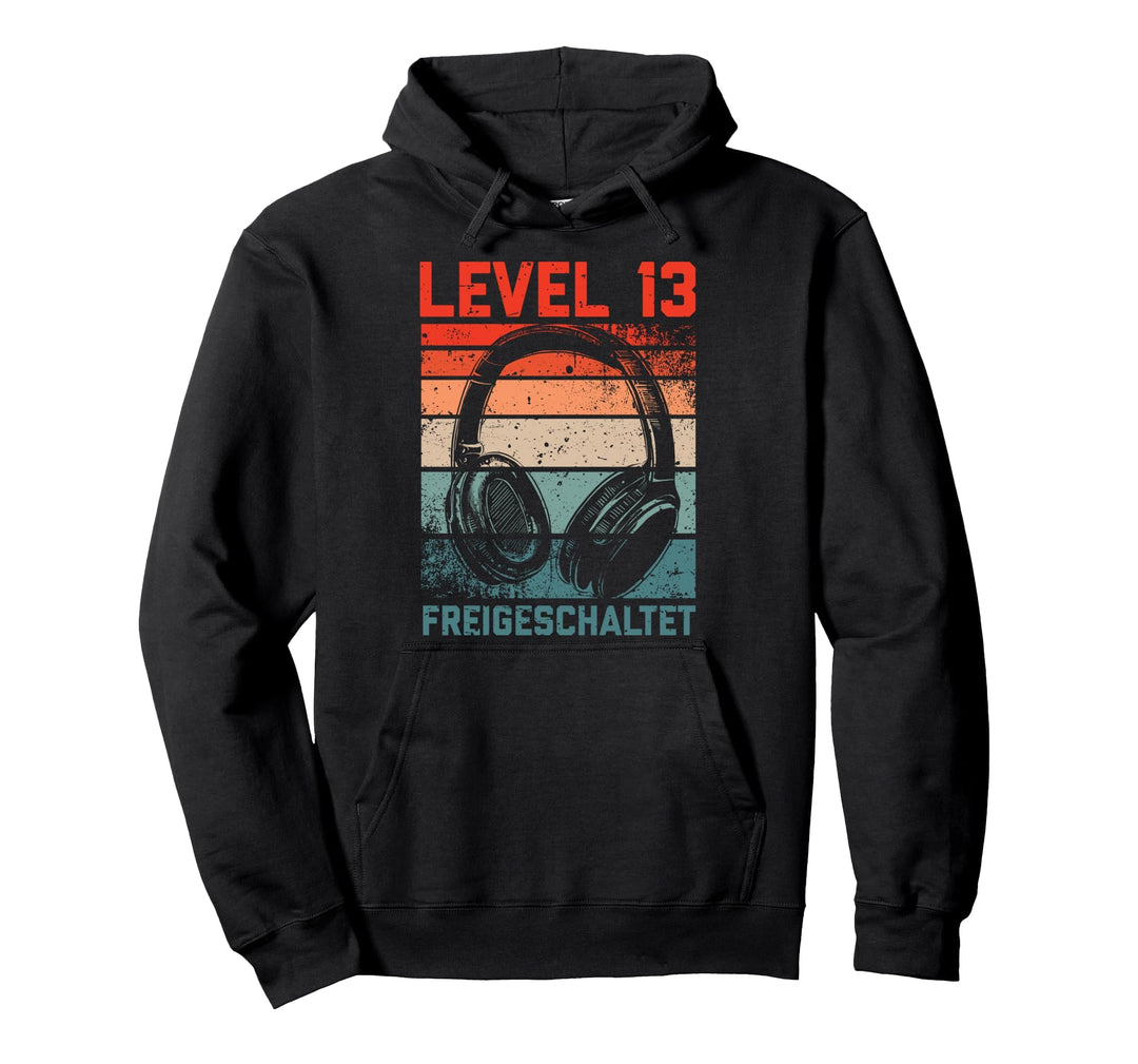 13. Geburtstag Jungen Video Gamer Level 13 Unlocked Jungs Pullover Hoodie