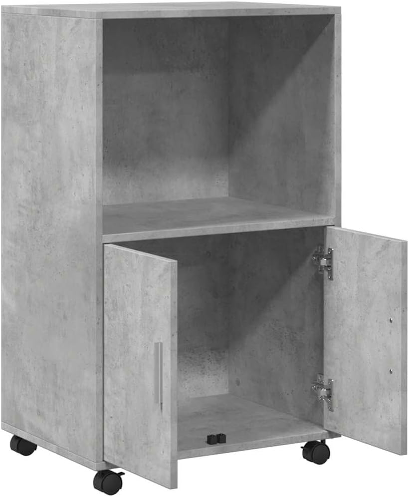 vidaXL Rollschrank, Büroschrank mit Stauraum, Aktenschrank für Wohnzimmer Büro, Bürocontainer Schran