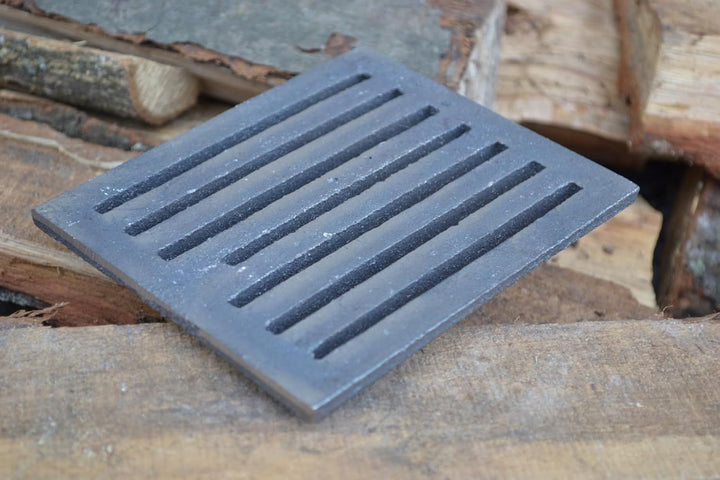SEZAM 13 x 11 cm Gussrost Ofenrost Ascherost Gussrost verschiedene Durchmesser, Kaminrost passend Ka