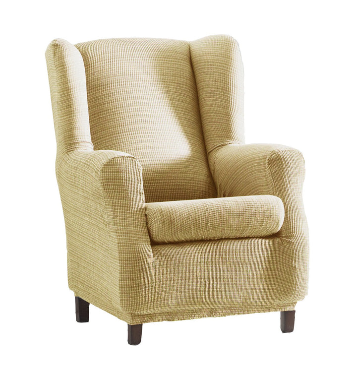 Eysa Aquiles elastisch Sofa überwurf ohrensessel Farbe 01-beige, Polyester-Baumwolle, 37 x 29 x 5 cm