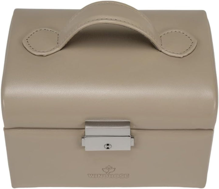 Windrose Schmuckkoffer/Merino Moda (beige), Beige