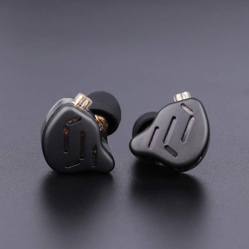 LINSOUL KZ Zax 1DD+7BA Hybrid Driver HiFi in-Ear Earphones with Zin Alloy Shell, Detachable 2 Pin 0.