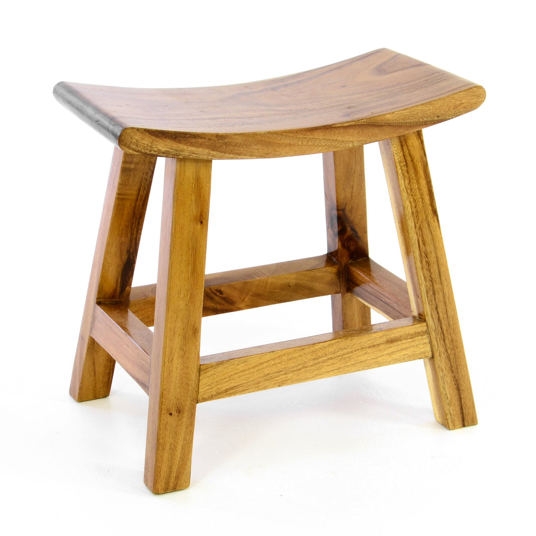 Divero Hocker Saipan aus Suar Holz, behandelt - Reine Handarbeit – Farbe: braun