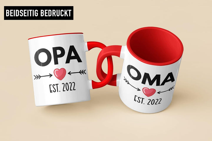 Trendation - Ihr werdet Oma und Opa 2022 Geschenk Schwangerschaft Verkünden Überraschung Baby Du Wir