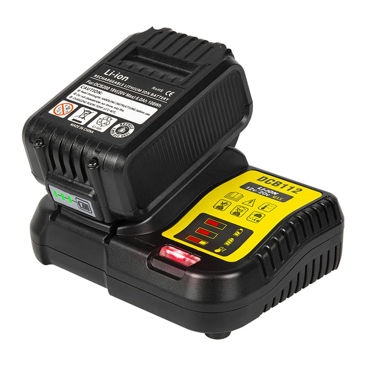 Namvo DCB112 Ersatz-Akkuladegerät für Akkuladegerät, kompatibel mit 10,8–20 V Max XR Lithium-Akku