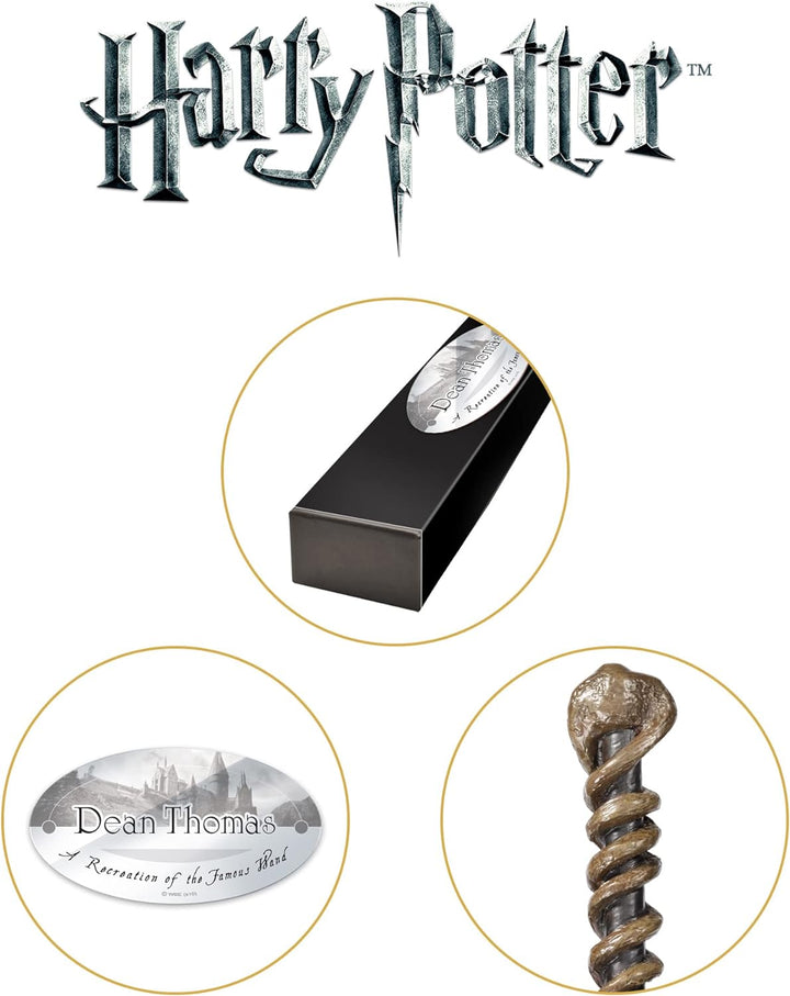 Harry The Noble Collection - Dean Thomas Character Wand - 14in (35cm) Wizarding World Wand with Name