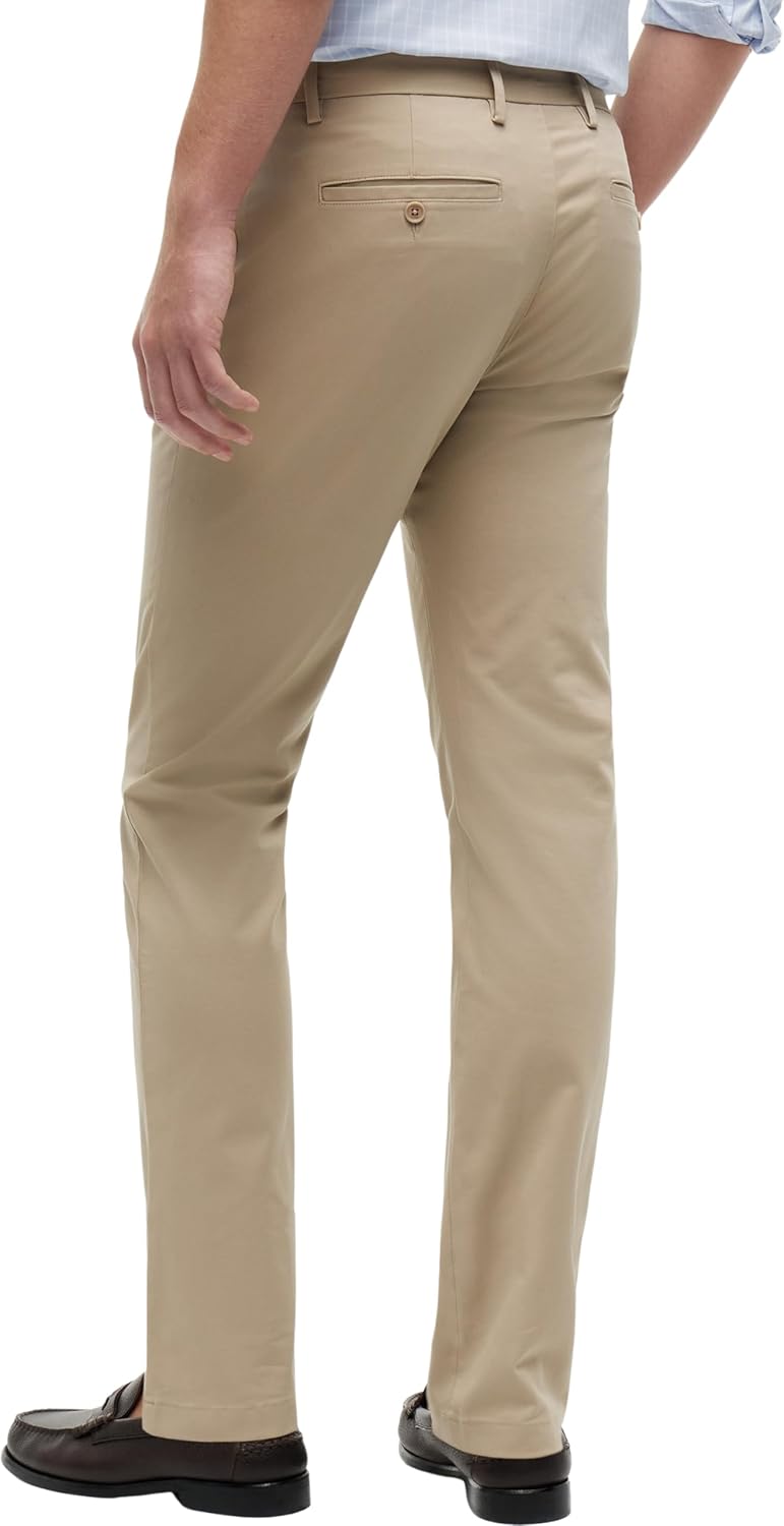 Tommy Hilfiger Herren Hose Core Bleecker 1985 Pima Cotton Chino 28W / 30L Beige (Batique Khaki), 28W
