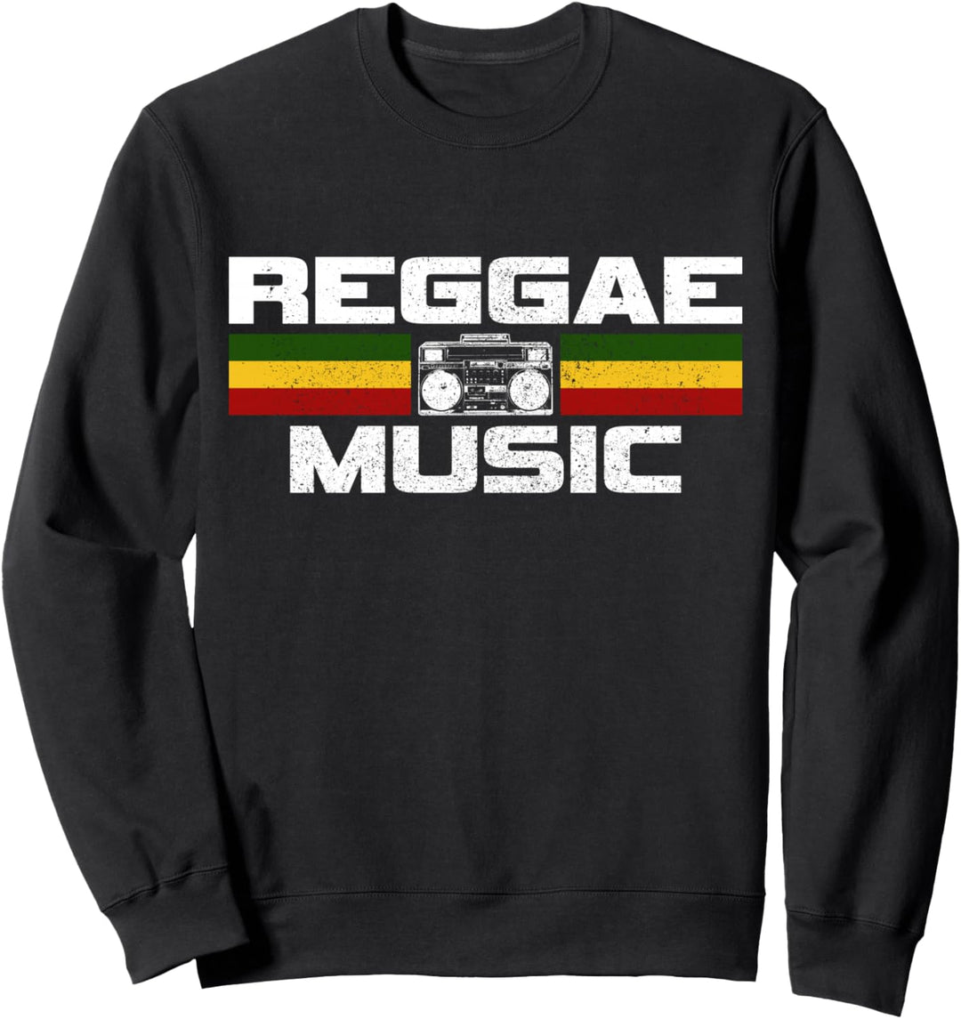 Reggae Musik Rastafari Rasta Jamaika Geschenk Sweatshirt