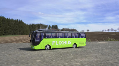 Carson 500907342 FlixBus 2.4GHz - 100% fahrfertig, Spielzeugbus, Spielzeugauto, ferngesteuertes Auto