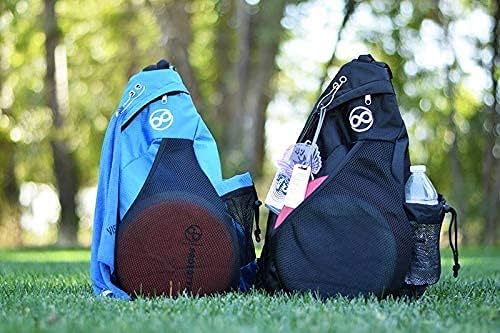 Disc Golf-Rucksack, Slinger-Tasche, 6–12 Scheiben, mehrere Farben Rot/Ausflug, Einfarbig (Getaway So