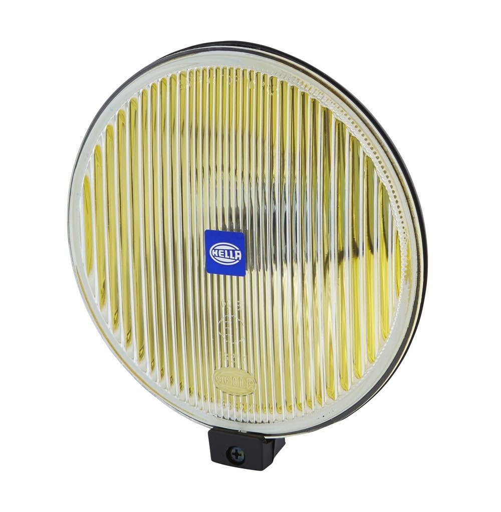 HELLA - Halogen-Nebelscheinwerfer - Comet 500 - 12V - rund - Anbau - gelbe Streuscheibe - Lichtschei