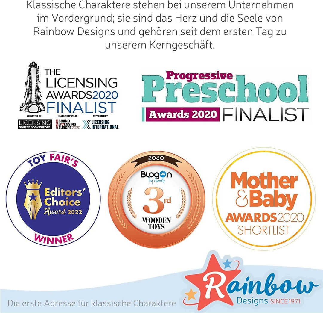Rainbow Designs Peter Rabbit („Peter Hase“) Jack In The Box - Traditionelles Spielzeug für Babys und