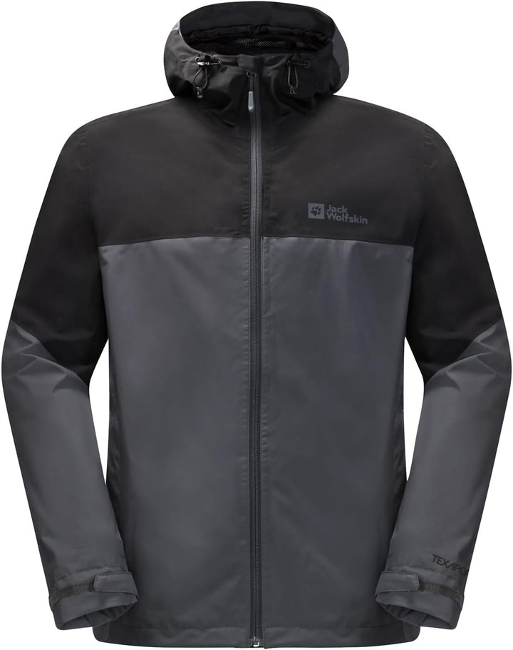 Jack Wolfskin Herren Weiltal 2l Jkt M Wetterschutzjacke XL ebony, XL ebony